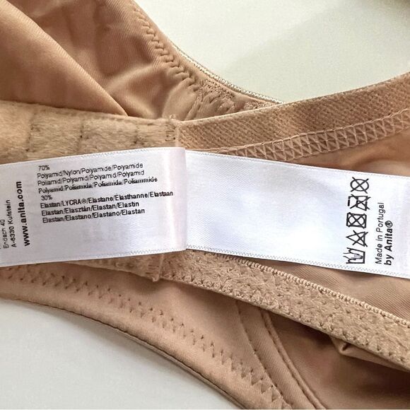 NWT New Anita Rosia Faia 5490 Twin Seamless Comfort Underwire Bra 34C Skin tone - Picture 16 of 16